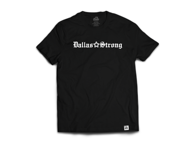 Dallas Strong on  Black T-Shirt