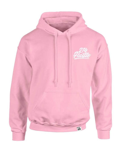 Pink branded logo  hoodie